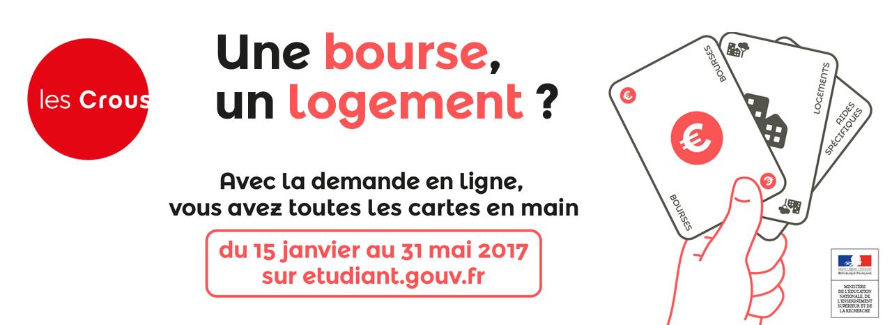 [Rentrée 2017/2018] Demande de bourse et de logement 