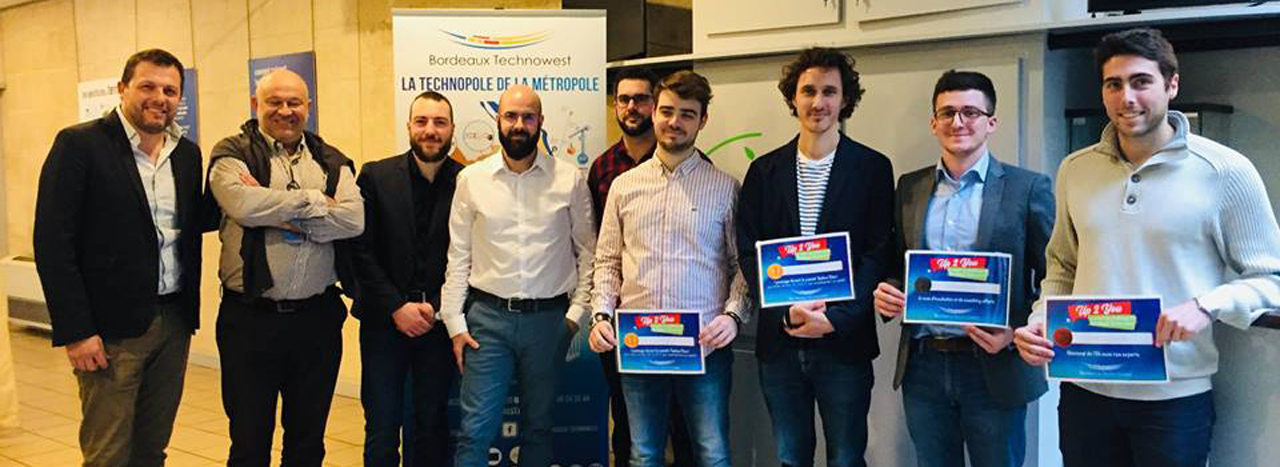 VZB remporte la première place du concours Up 2 you de Bordeaux Technowest