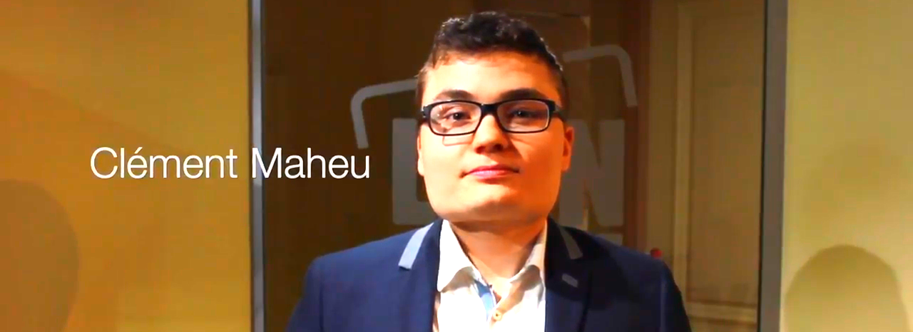 Clément, promo 2016, candidat "Ma thèse en 180 secondes" sur le thème des énergies renouvelables. Clément, promo 2016, candidat "Ma thèse en 180 secondes" sur le thème des énergies renouvelables.
