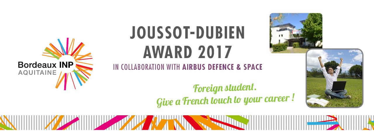 Joussot-Dubien award 2017 Joussot-Dubien award 2017
